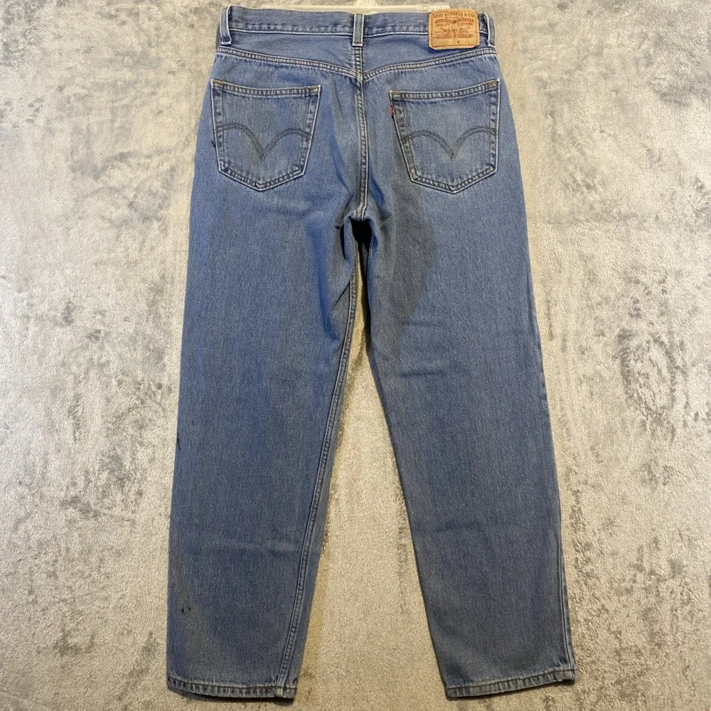 Levis 550 Jeans Mens Sz 34x32 Blue Faded Relaxed  Loose 